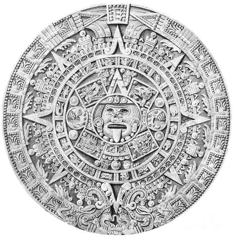 Aztec Calendar Photograph by Science Source