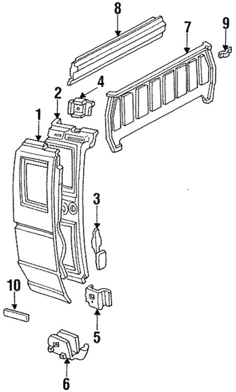 Back Panel for 1996 Ford Ranger | Ford Parts Catalog