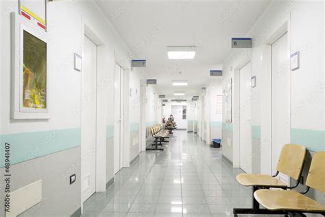 hospital hallway Stock Photo | Adobe Stock