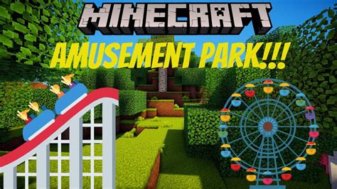 How to Build An Amusement Park in Minecraft - YouTube