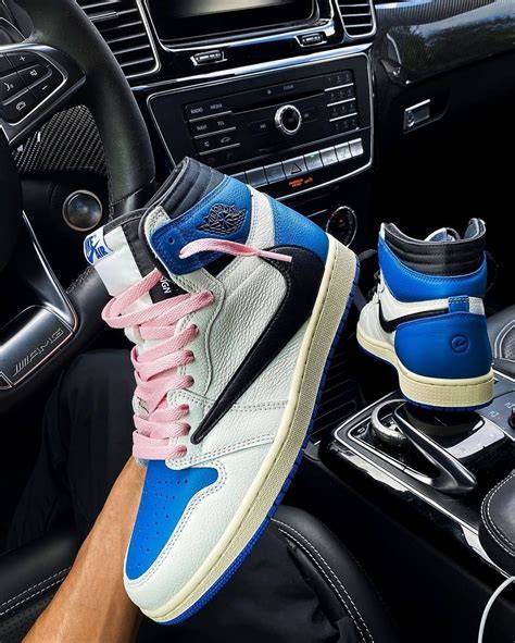 Sneaker Myth on Instagram: “Travis Scott Fragment Design Air Jordan 1 ...