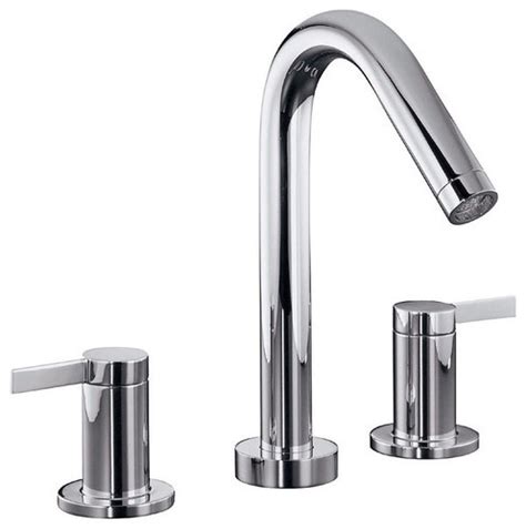 Kohler Stillness® Widespread Bathroom Faucet modern bathroom faucets | Bathroom faucets, Kohler ...