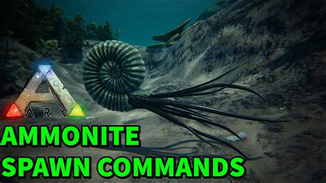 Ark Ammonite SPAWN commands - YouTube