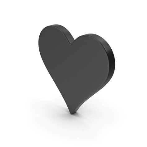 Black Heart Symbol PNG Images & PSDs for Download | PixelSquid - S11927519B