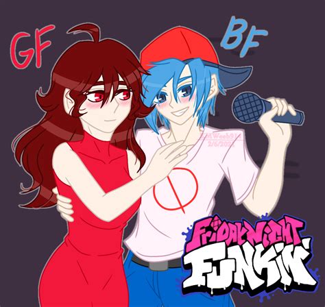 FNF Boyfriend and Girlfriend by KMWeeb914 on DeviantArt | Friday night, Funkin, Night