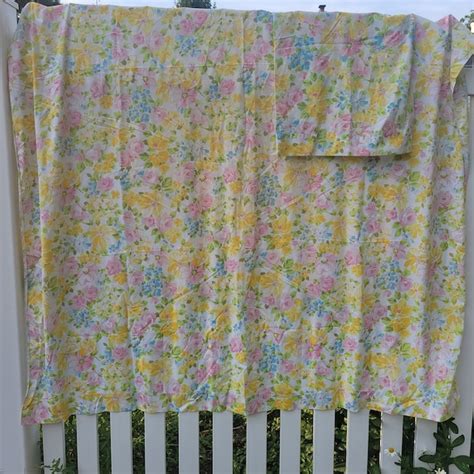 Vintage Bed Sheet - Etsy