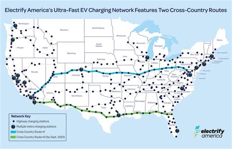 Electrify America’s first cross-country EV charging route is complete ...