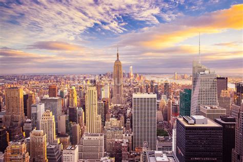 🔥 Download Midtown Manhattan Sunset Wallpaper Mural Wallsauce Us by ...