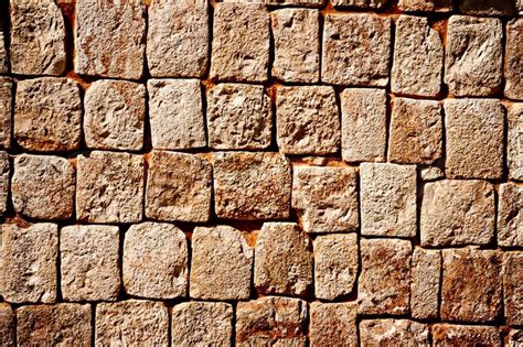 Texture of stone wall of ancient Mayan ... | Stock image | Colourbox