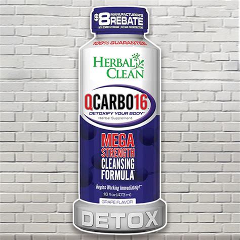 Herbal Clean QCARBO 16 Detox Drink - Smell Proof Stuff