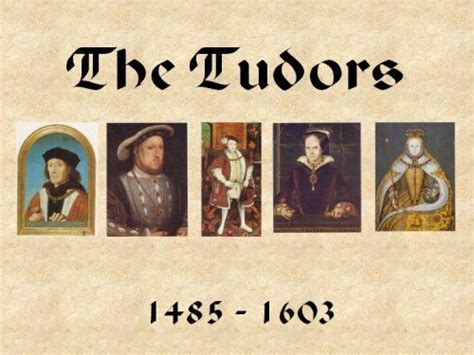 Tudor Dynasty Timeline