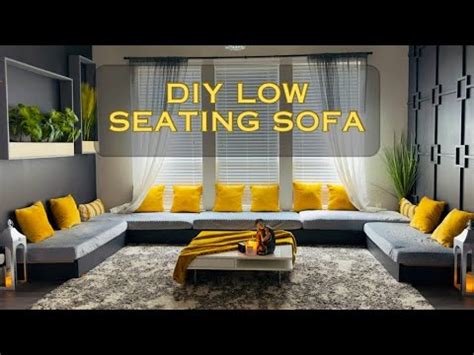 Easy DIY Low Seating Sofa Tutorial: Create Stylish and Affordable ...