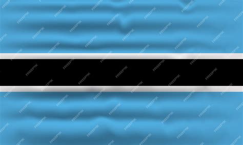 Premium Vector | Botswana flag design