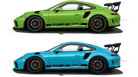 2019 Porsche 911 GT3 RS Color Options