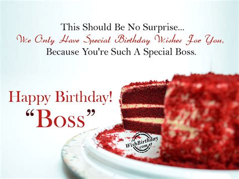 Birthday Wishes For A Boss - BIRTHDAY BCG