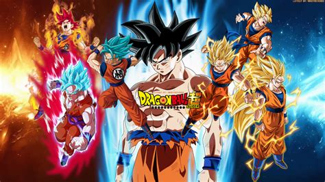 Goku All GOD Transformations Limit Breaker 2017 by WindyEchoes on ...