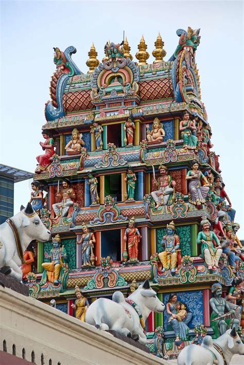 Hindu temple in Singapore | Stock image | Colourbox