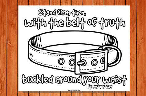 'Belt of Truth' Printable • MinistryArk