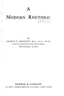 A Modern Rhetoric - George Earle Merkley - Google Books