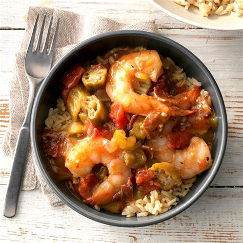 Bayou Gulf Shrimp Gumbo Recipe | Taste of Home