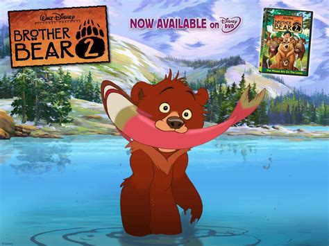 Download Brother Bear 2 Koda Eating Salmon Wallpaper | Wallpapers.com