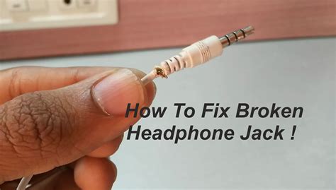 How to Fix Broken Headphone Jack ! : 8 Steps (with Pictures ...