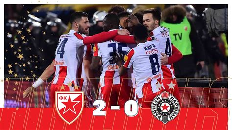 Crvena zvezda - Partizan 2:0, highlights - YouTube