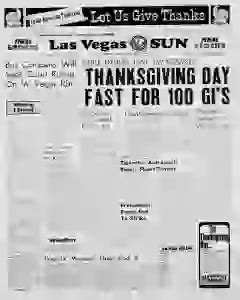 Las Vegas Sun Newspaper Archives, Nov 27, 1969, p. 1