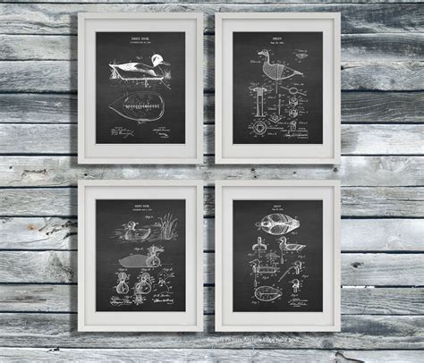 Duck Hunting Decoys Art Set of 4 Unframed Prints Duck Hunting - Etsy