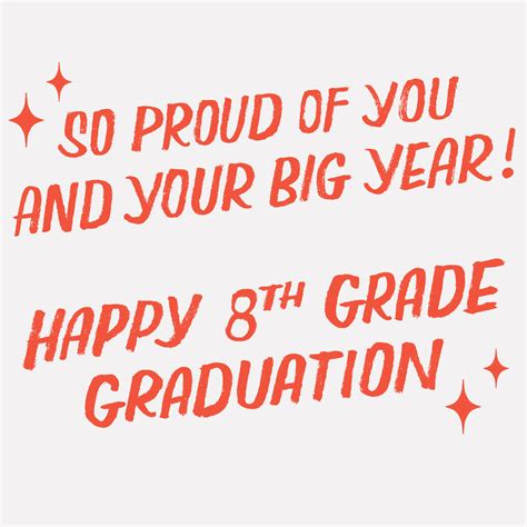 So Proud of You Eighth Grade Graduation Card - Greeting Cards - Hallmark