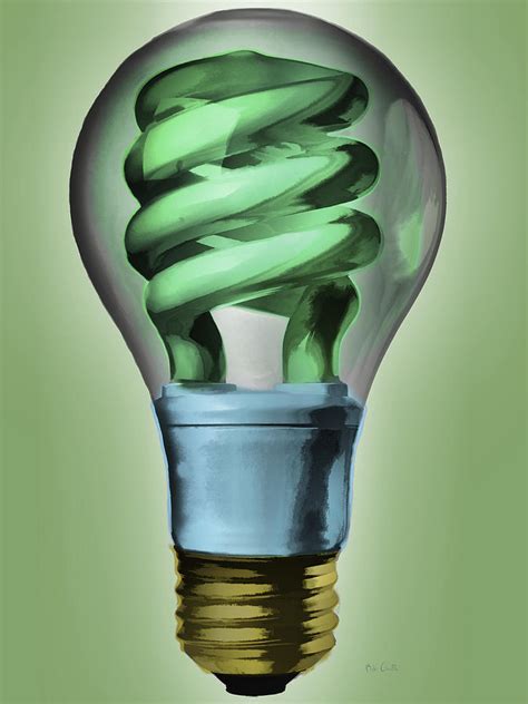 Light Bulb Painting by Bob Orsillo - Fine Art America