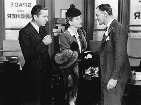 Humphrey Bogart, Mary Astor and Jerome Cowan, The Maltese Falcon, 1941 ...