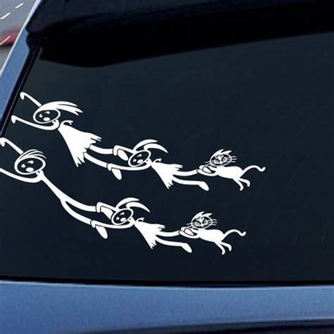 Funny Stick Figure Car Decal Stick Family Sticker Mom Dad - Etsy