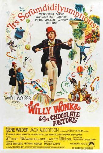 Amazon.com: Willy Wonka and The Chocolate Factory Movie Poster (27 x 40 ...