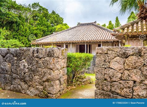 Okinawa, Japan Historical Village Stock Photo - Image of residence, buildings: 170823334