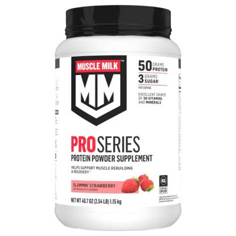 Muscle Milk Pro Strawberry Protein Powder Supplement, 40.7 oz - Ralphs