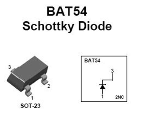 BAT-54 SMT Switching Diode | NightFire Electronics LLC