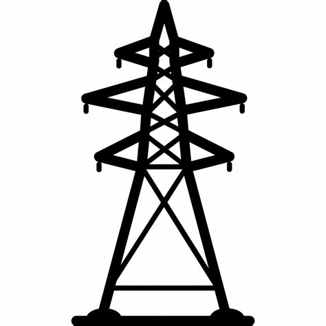 Electrical grid, electricity, energy, generation, line, power, tower icon - Download on Iconfinder