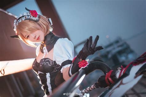 Rita Rossweisse 🌹Umbral Rose🌹 (Honkai Impact 3rd) cosplay by 弥音音ww😍👌 ...