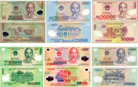 Vietnamese Dong Conversion Rate for top 10 foreign currencies