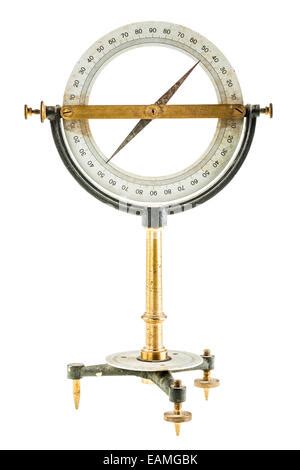 An inclinometer or clinometer is an instrument for measuring angles of slope Stock Photo - Alamy