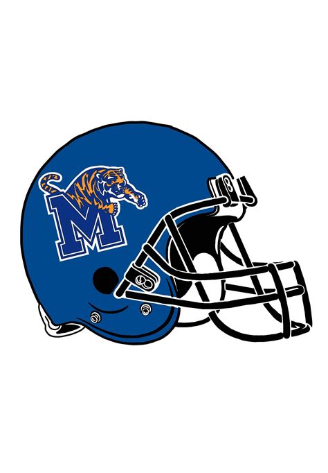 Sticker Memphis tigers football helmet | Etsy