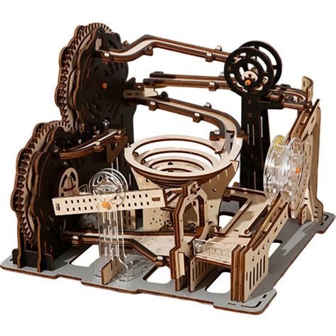 Electric Mechanical Gear Puzzles DIY 3D Wooden Mechanical Model Craft Kit Educational Puzzles ...