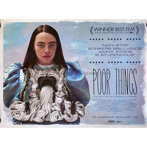 POOR THINGS British Movie Poster Style A - 30x40 in. - 2023