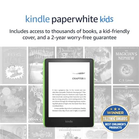 Kindle Paperwhite Kids (8 GB) – Made for reading - access thousands of books with Amazon Kids+ ...