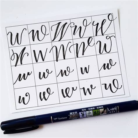 How To Write Calligraphy With A Normal Pen A To Z : These are 4 easy ...