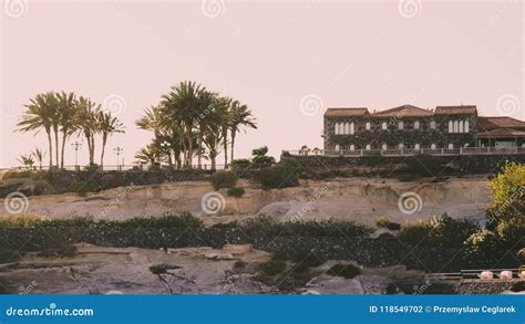 El Duque Castle on Rocky Coast, Tenerife, Spain Stock Photo - Image of destination, islands ...