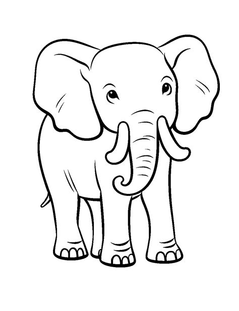 25 Elephant Coloring Pages: Free Sheets