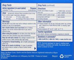 Claritin 10 mg 24HR Tablet 10 mg 30 By Bayer Corp/Consumer Health USA