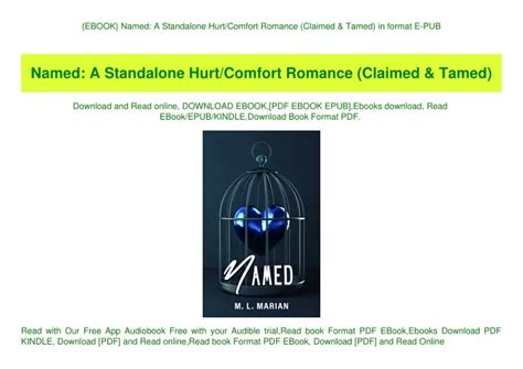 PPT - {EBOOK} Named A Standalone HurtComfort Romance (Claimed & Tamed ...